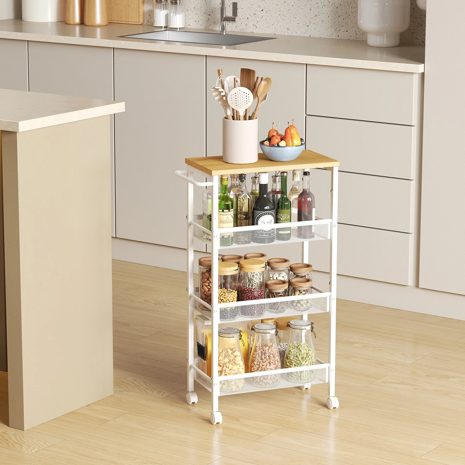 4-Tier Trolley with handles - Image 2
