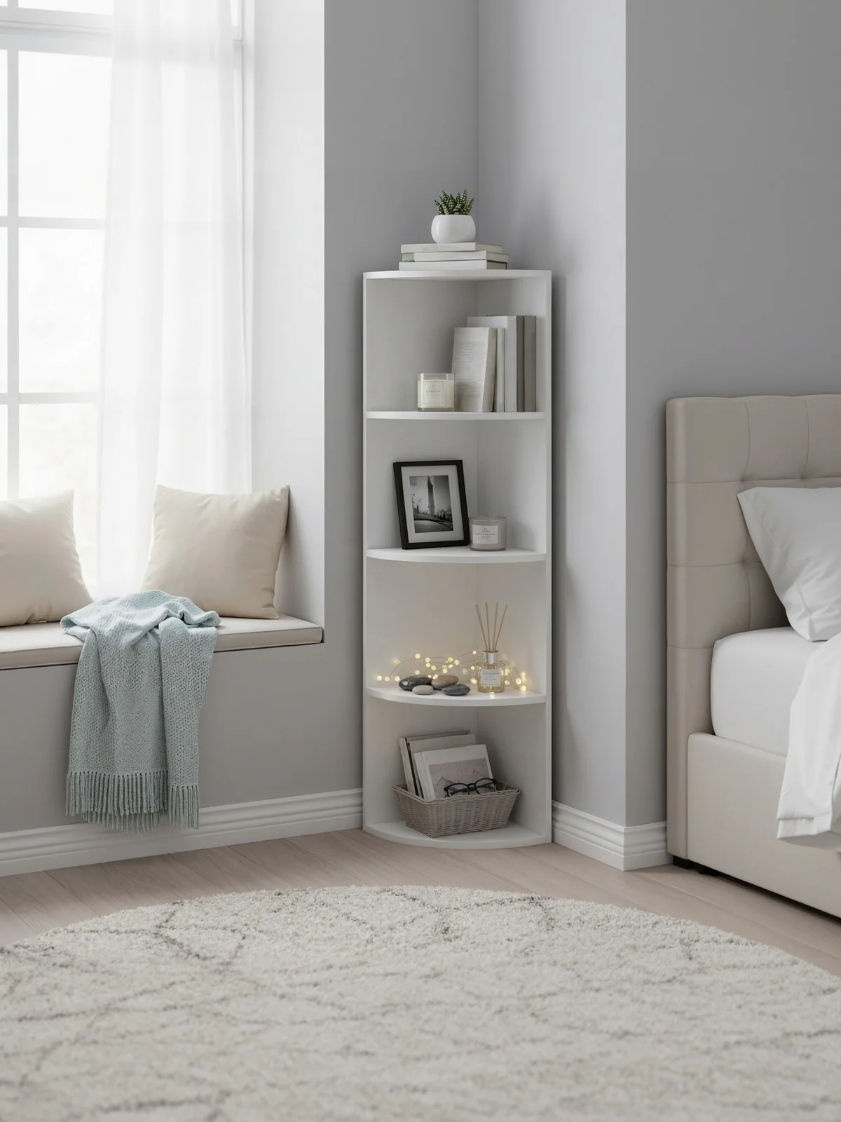4 Tiers Corner Shelf