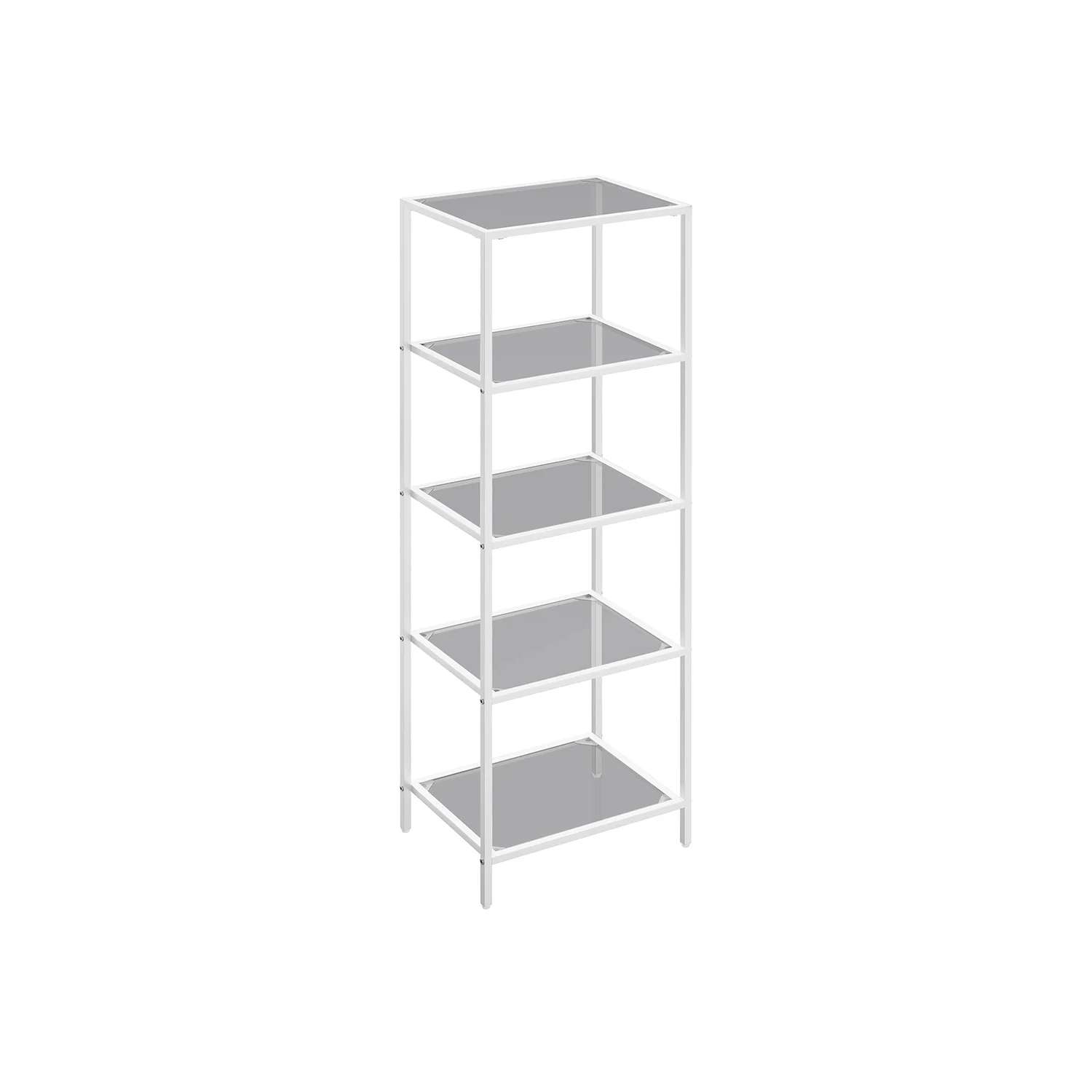 Glass Shelf Bookcase Storage Cabinet
