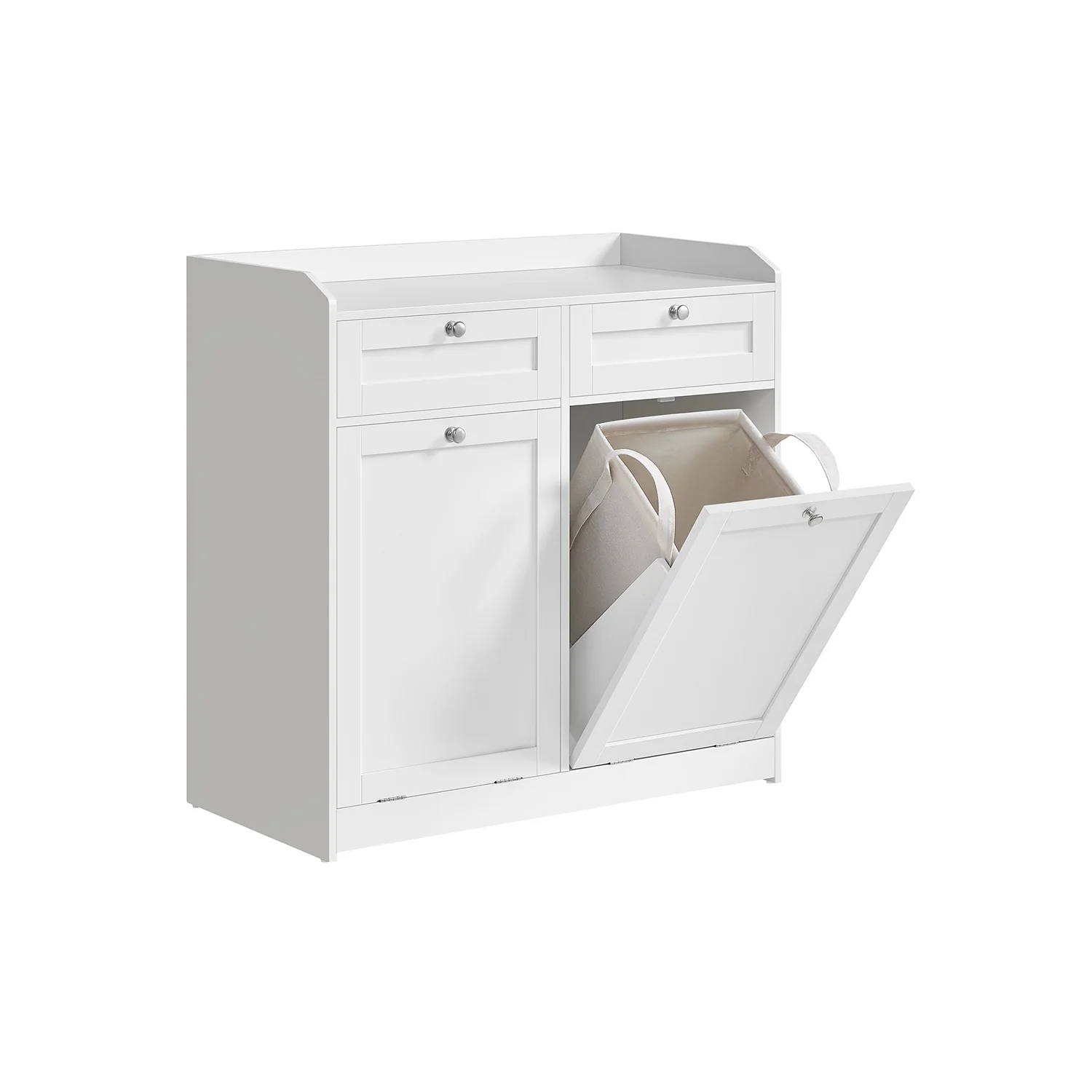Bathroom Cabinet with Laundry Baskets
