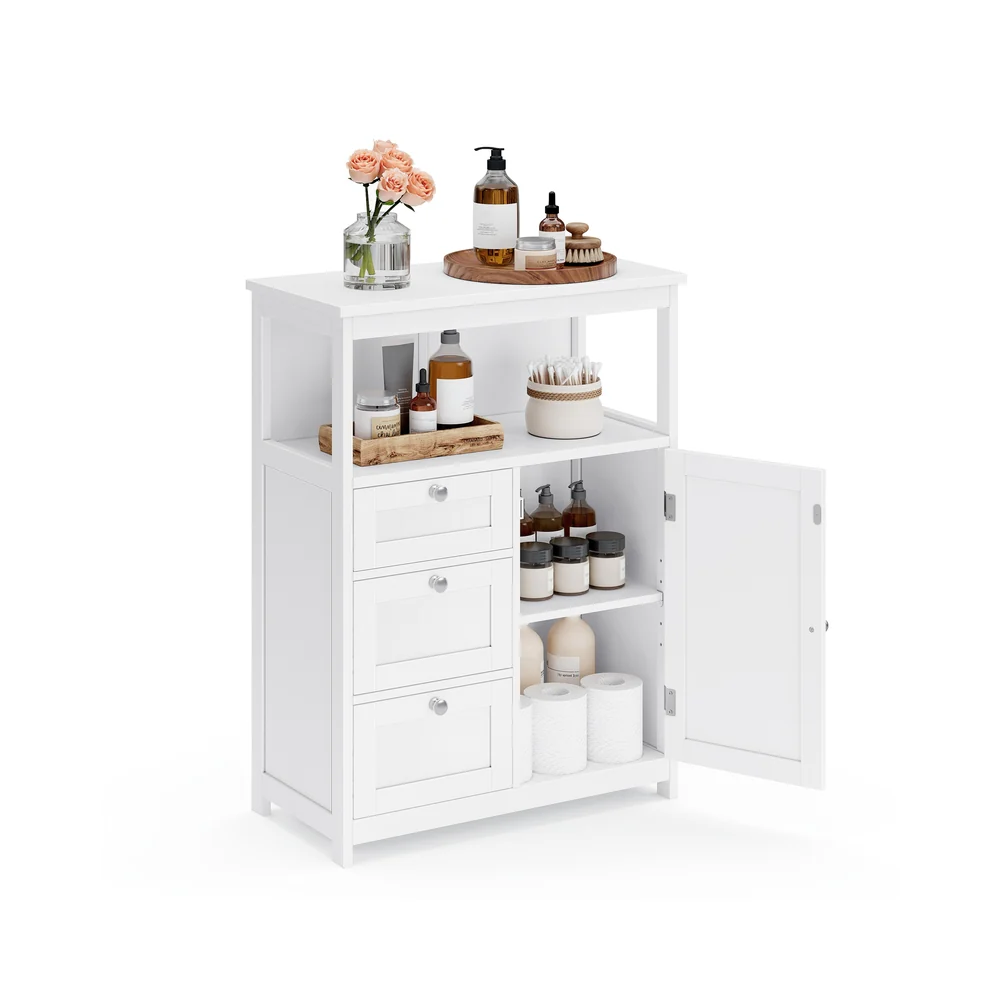 Bathroom Storage Cabinet, Bathroom Storage Unit with 3 Drawers