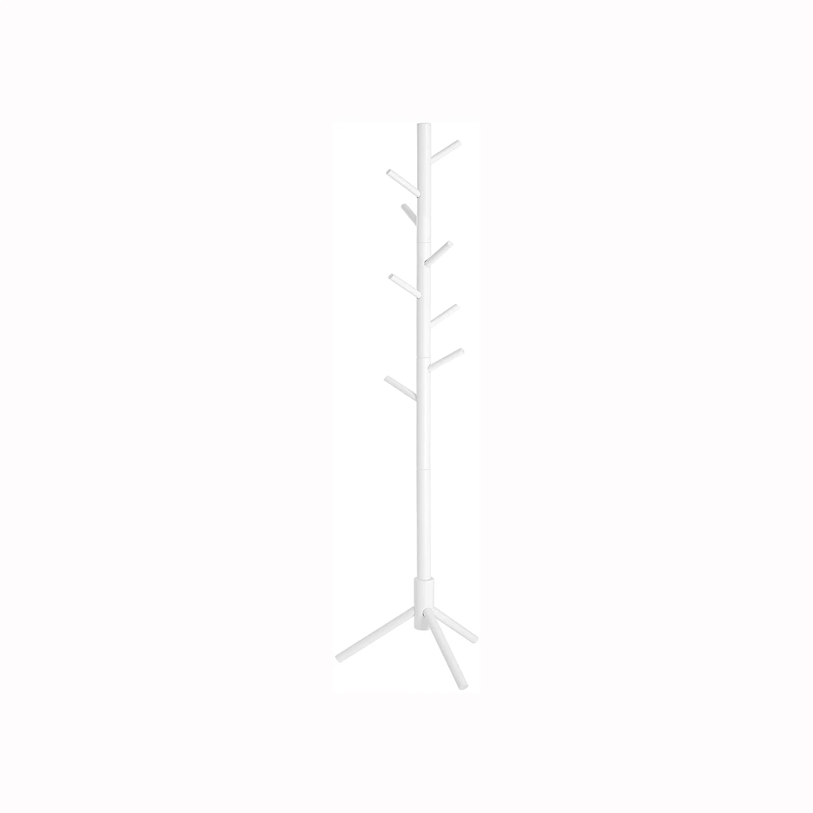 Black Free Standing Wood Coat Stand