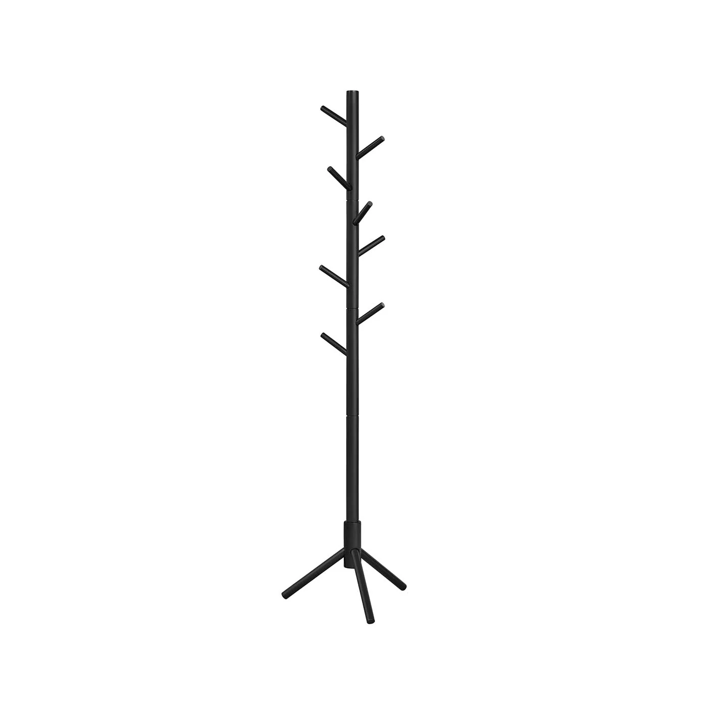 Black Free Standing Wood Coat Stand - Image 2