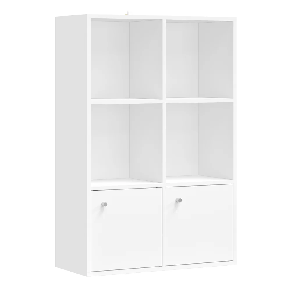 Bookcase Storage Shelf with Doors