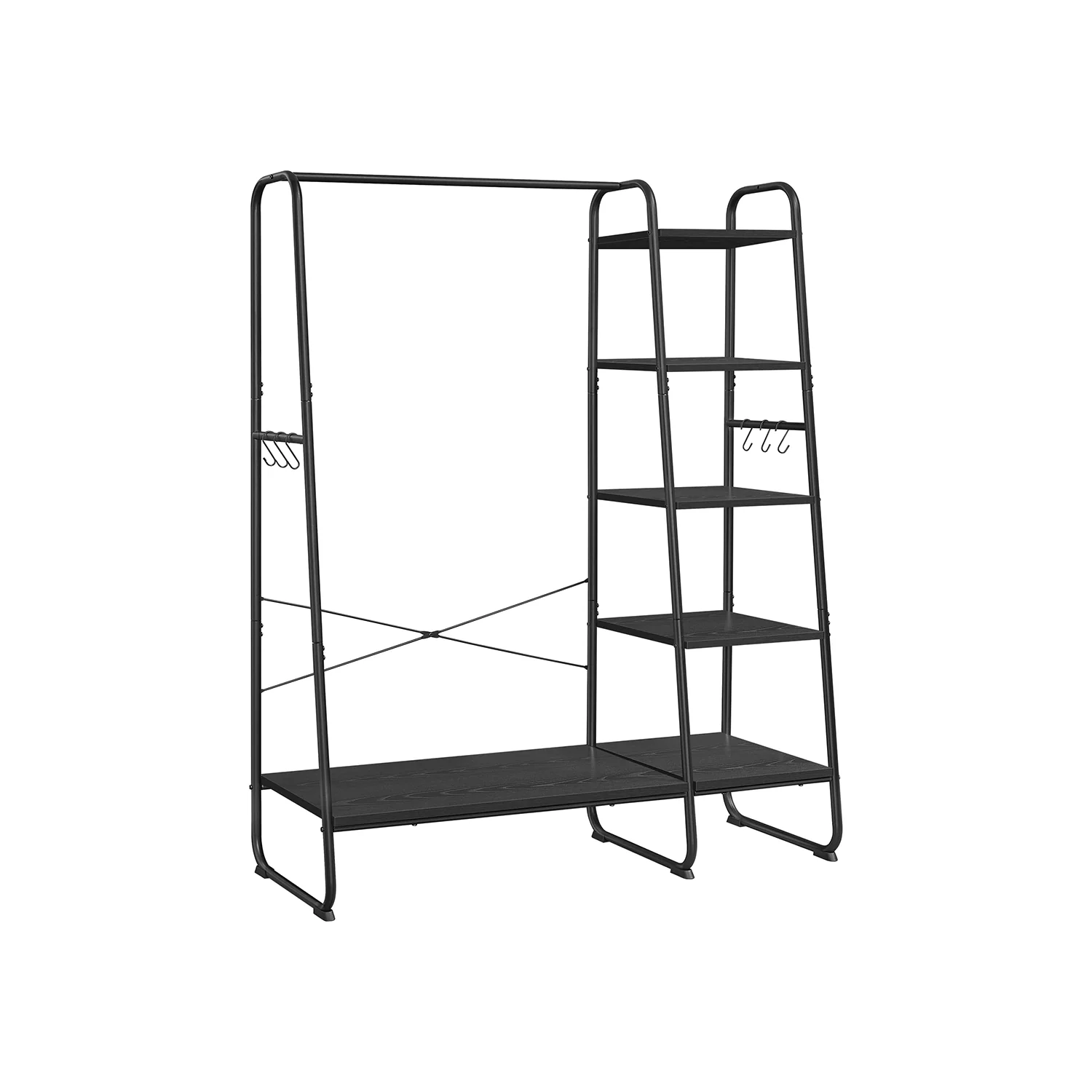 Clothes Rail with Storage Shelves - Image 2