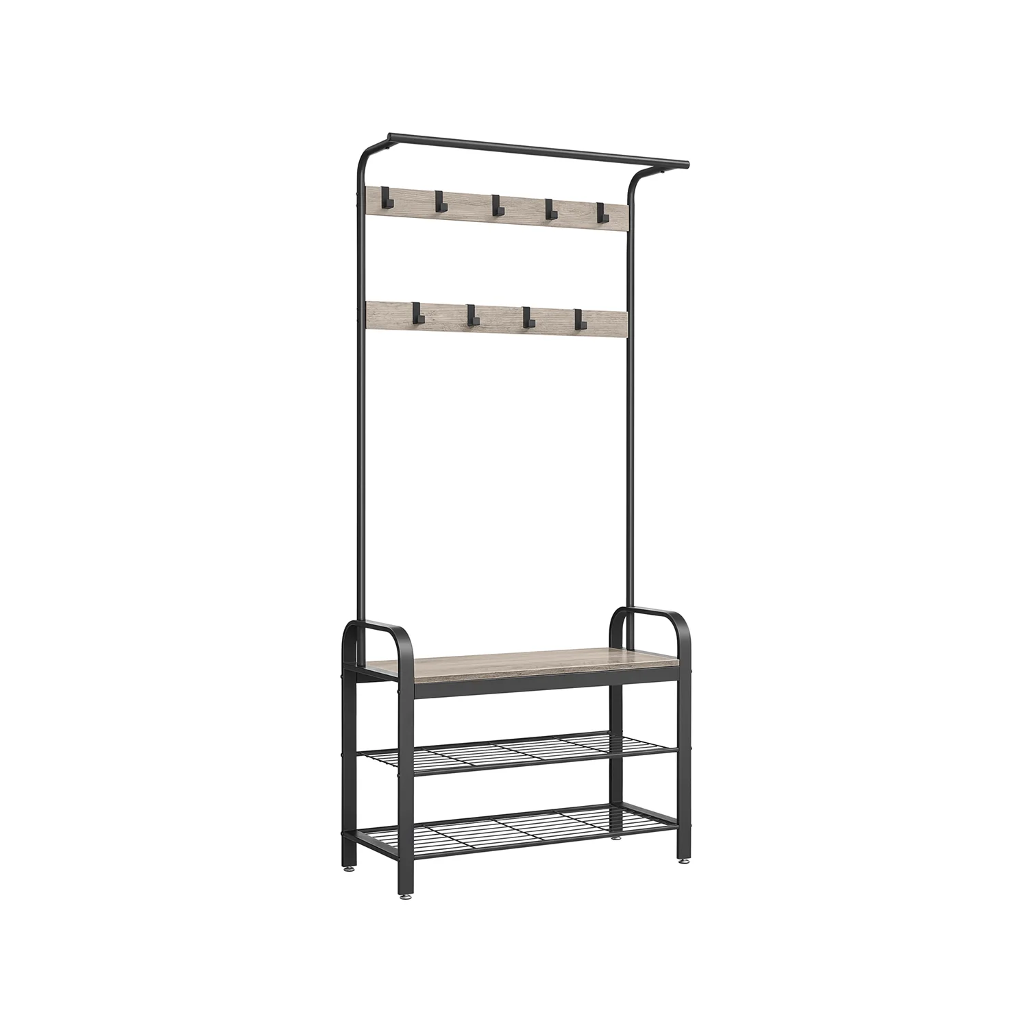 Coat Rack Stand Brown and Black - Image 5
