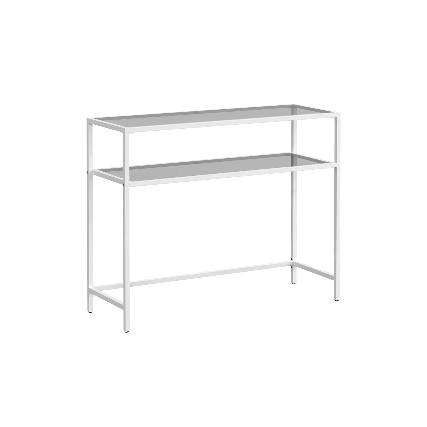 Glass Console Table with Adjustable Legs - Image 2