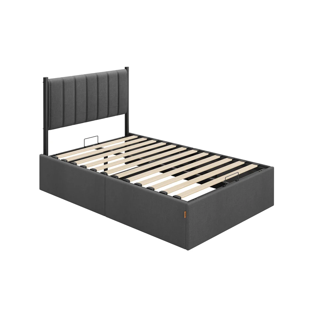 Double bed frame with lift up storage and easy assembly - Image 3