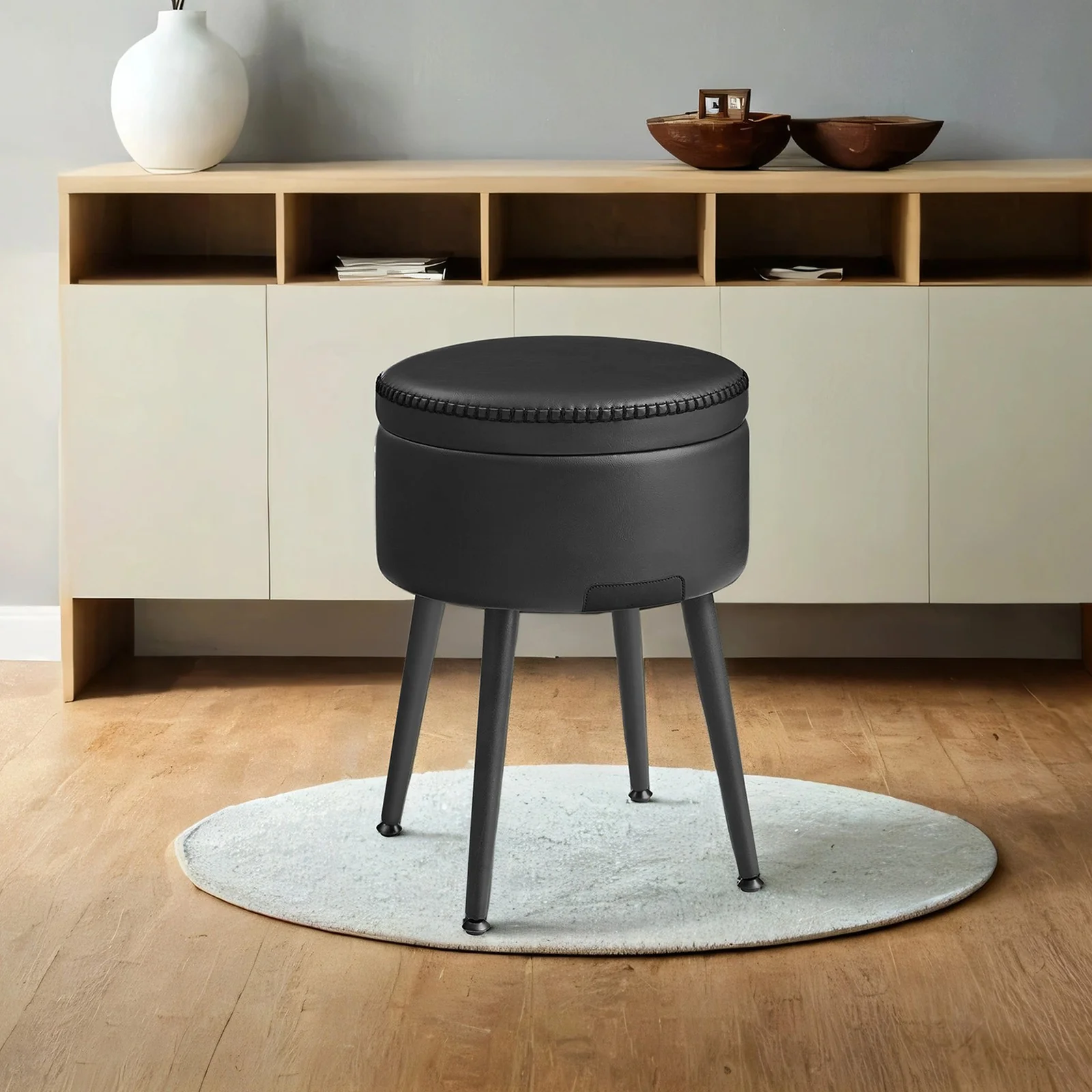 EKHO Collection-Storage Ottoman Bench Max. Load 150 kg