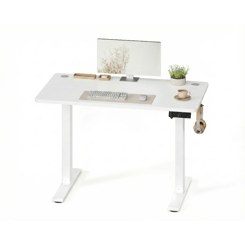 Electric standing desk with adjustable height and reminder - Image 2