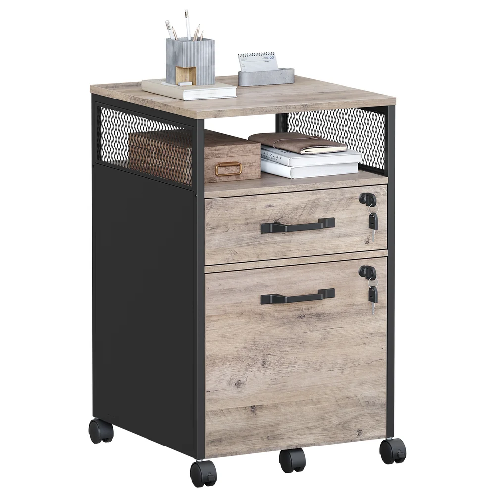 Filing Cabinet with Lockable Drawers - Image 4