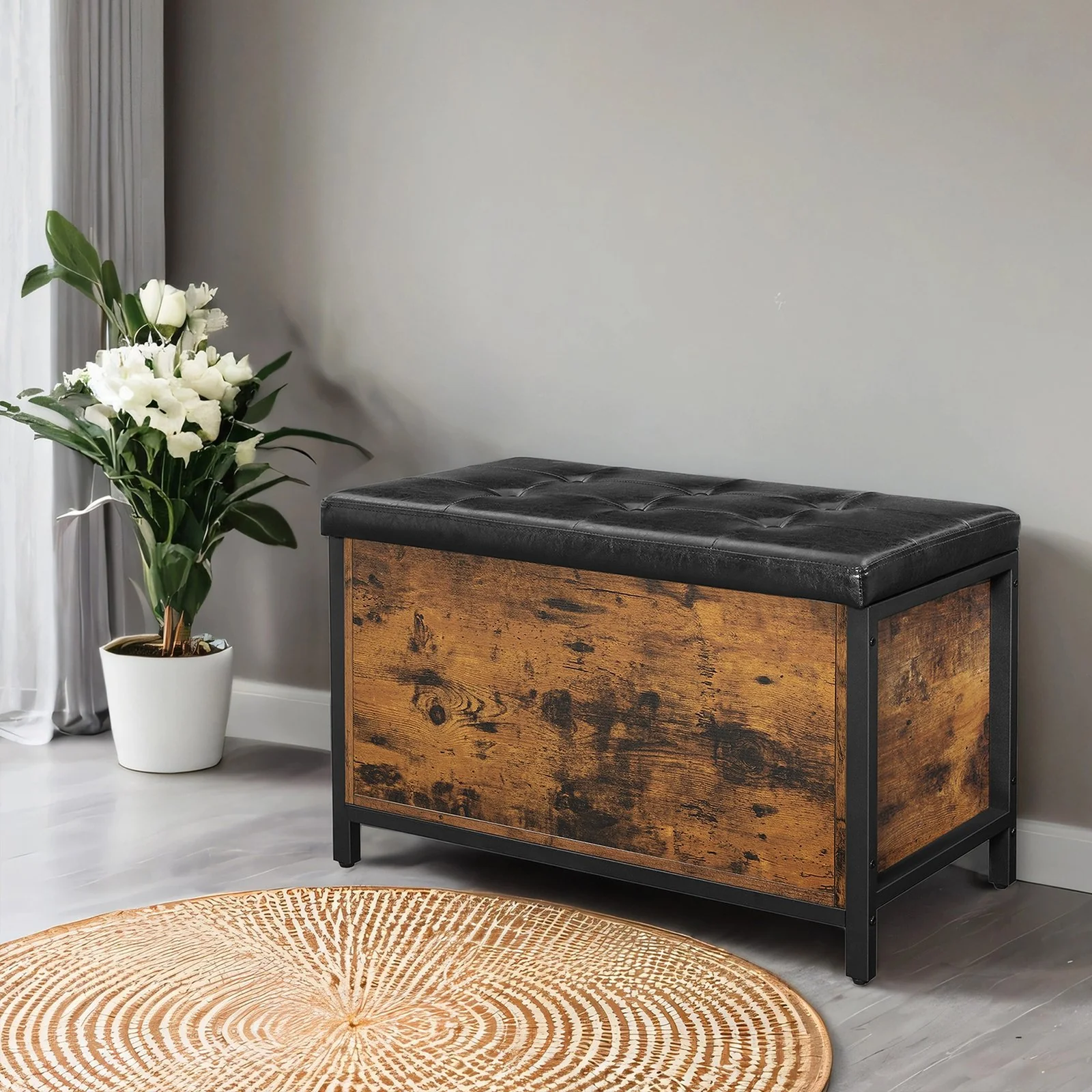 Flip Top Storage Bench