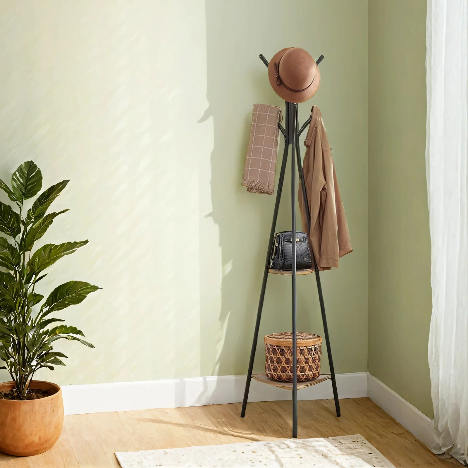 Free-Standing Coat Rack