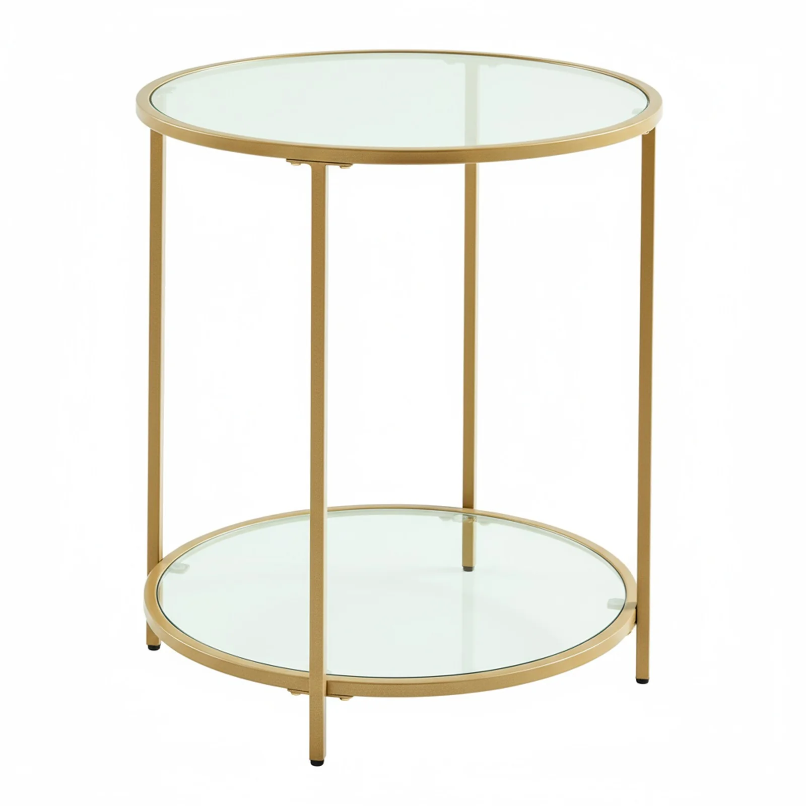 Golden Metal Side Table
