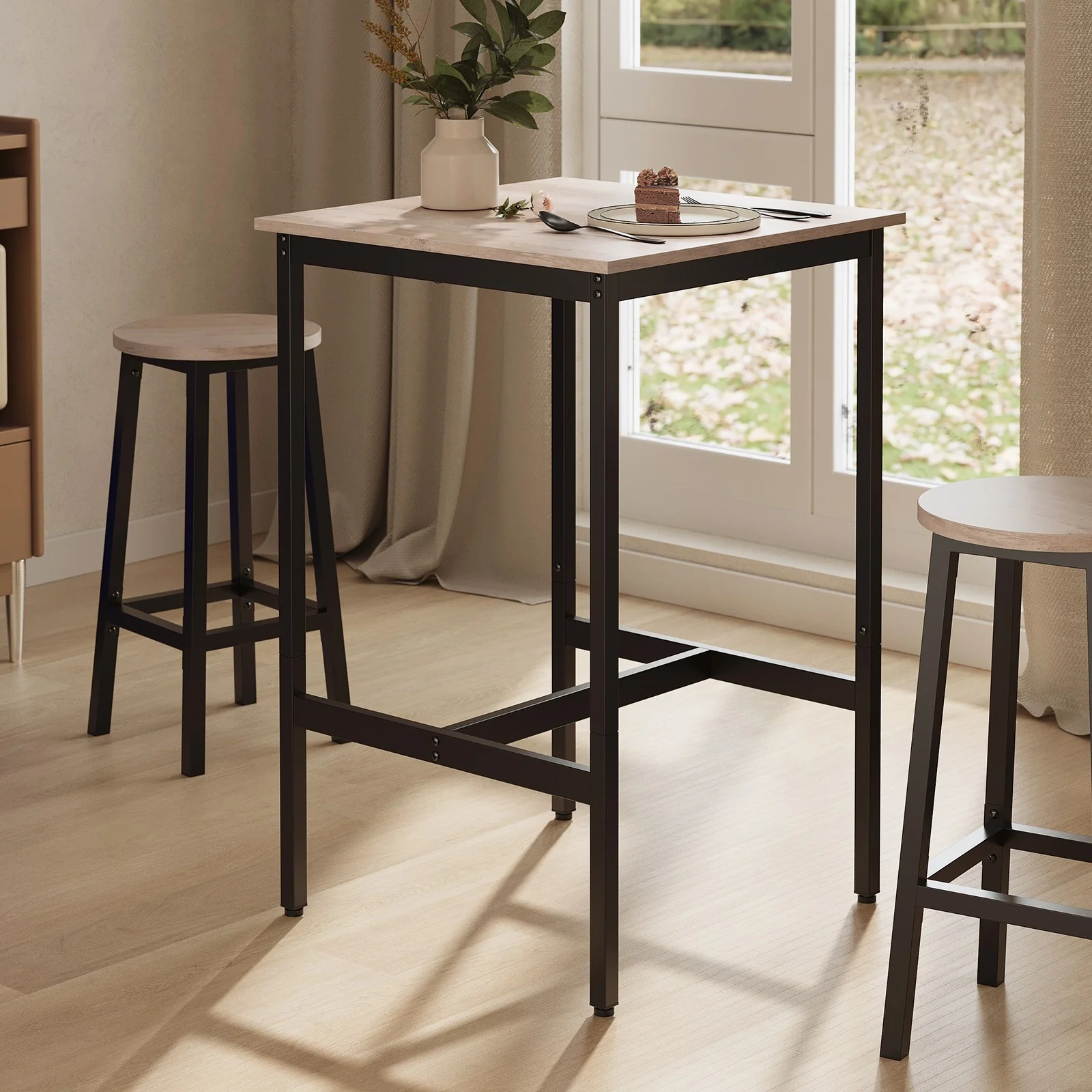 Bar Table, Tall Kitchen Table for Breakfast, Dining Room Table - Image 4