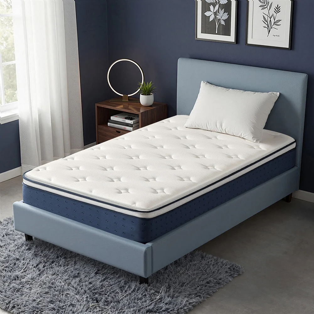 Hybrid Mattress with Pocket Springs and Gel Memory Foam