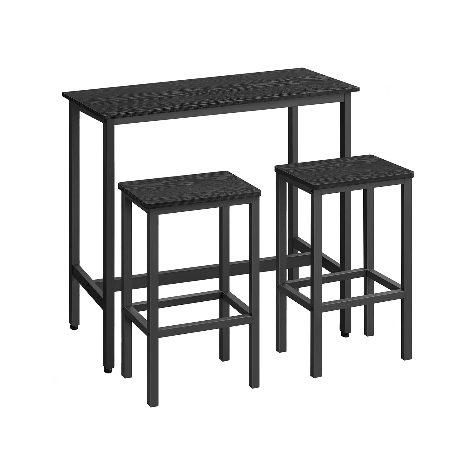 Industrial Bar Table with Stools for Kitchen & Dining - Image 3