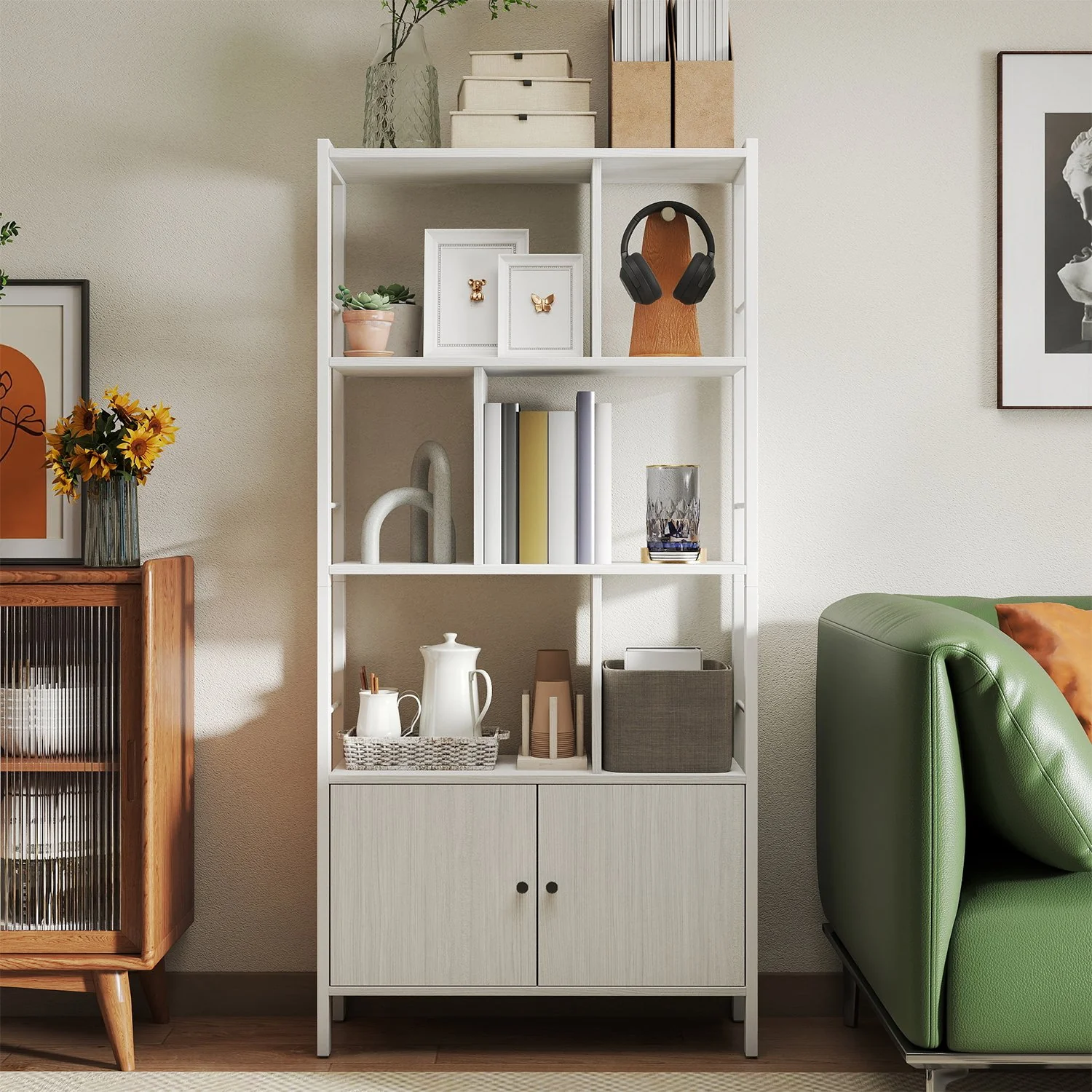 Large Bookcase with 4 Shelves - Image 2