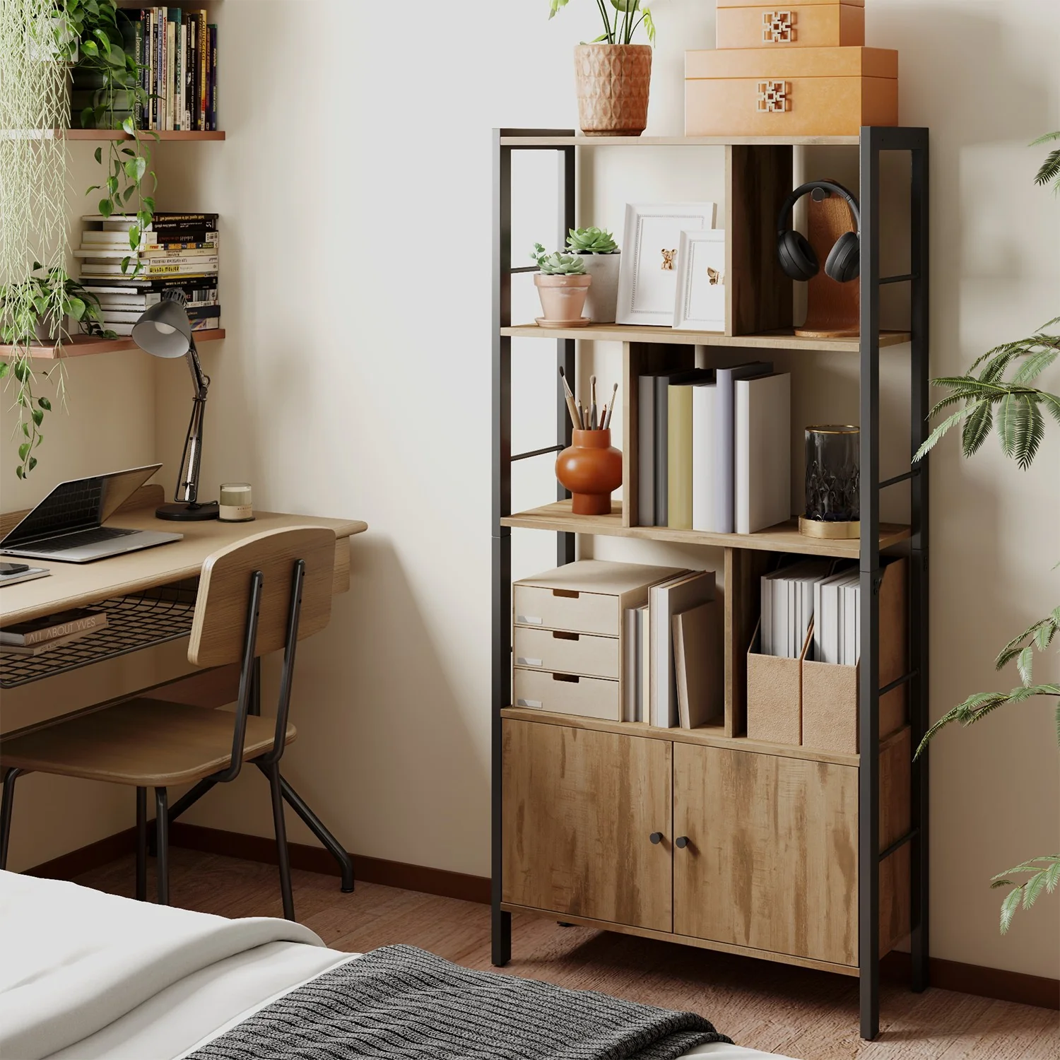 Large Bookcase with 4 Shelves - Image 4