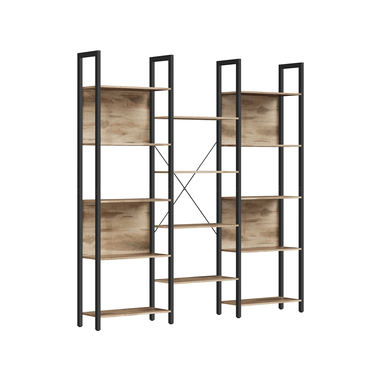 Large Bookshelf with 14 Storage Shelves - Image 3