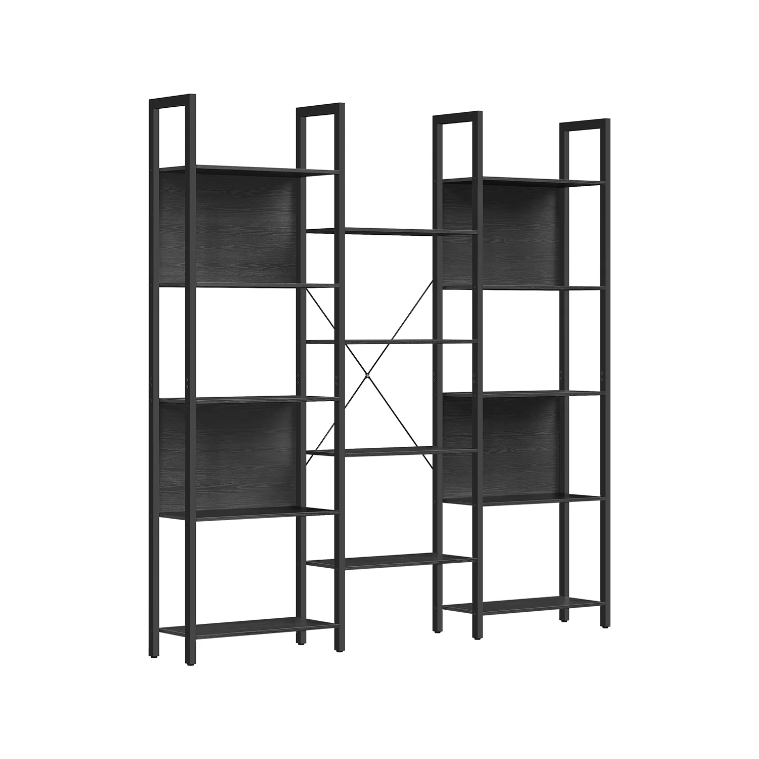 Large Bookshelf with 14 Storage Shelves - Image 4