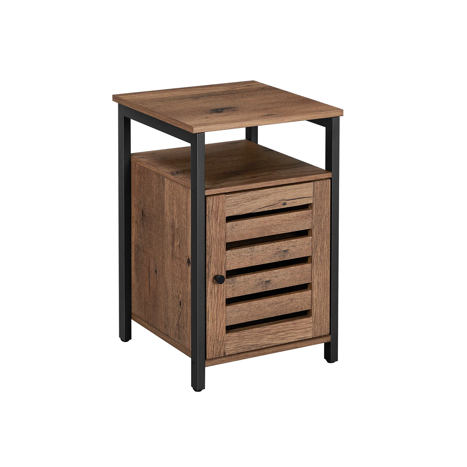 Nightstand with 2 Adjustable Shelves