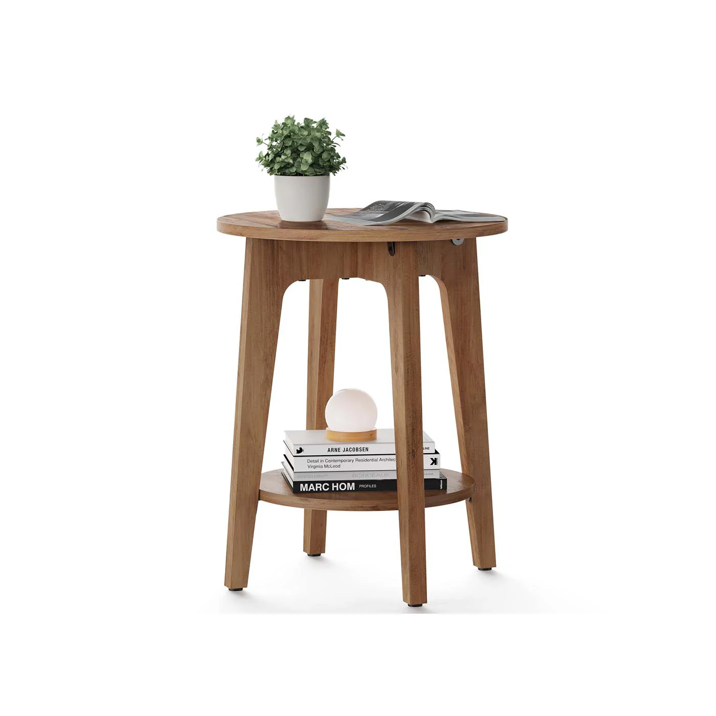 Round Side Table for Living Room - Image 4