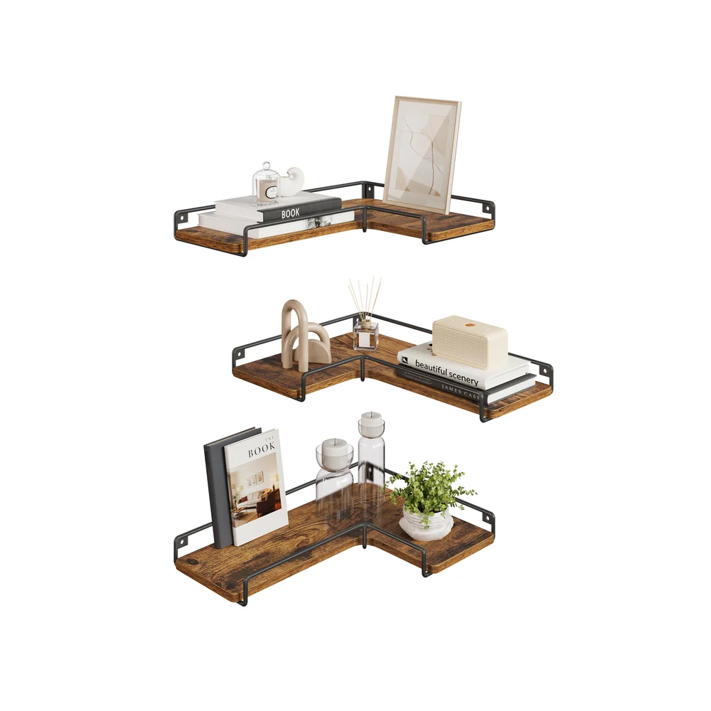 Set of 2 L-Shaped Floating Shelves - Image 5