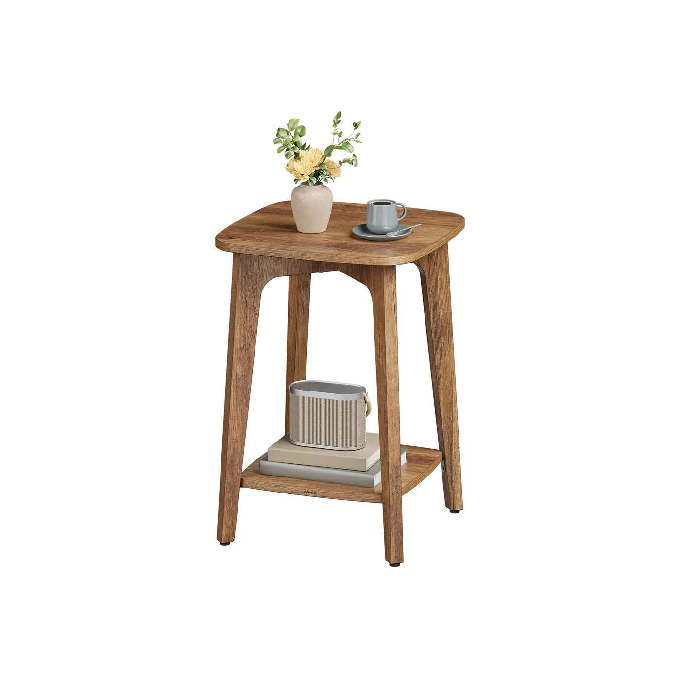 Side table with lower shelf - Image 2