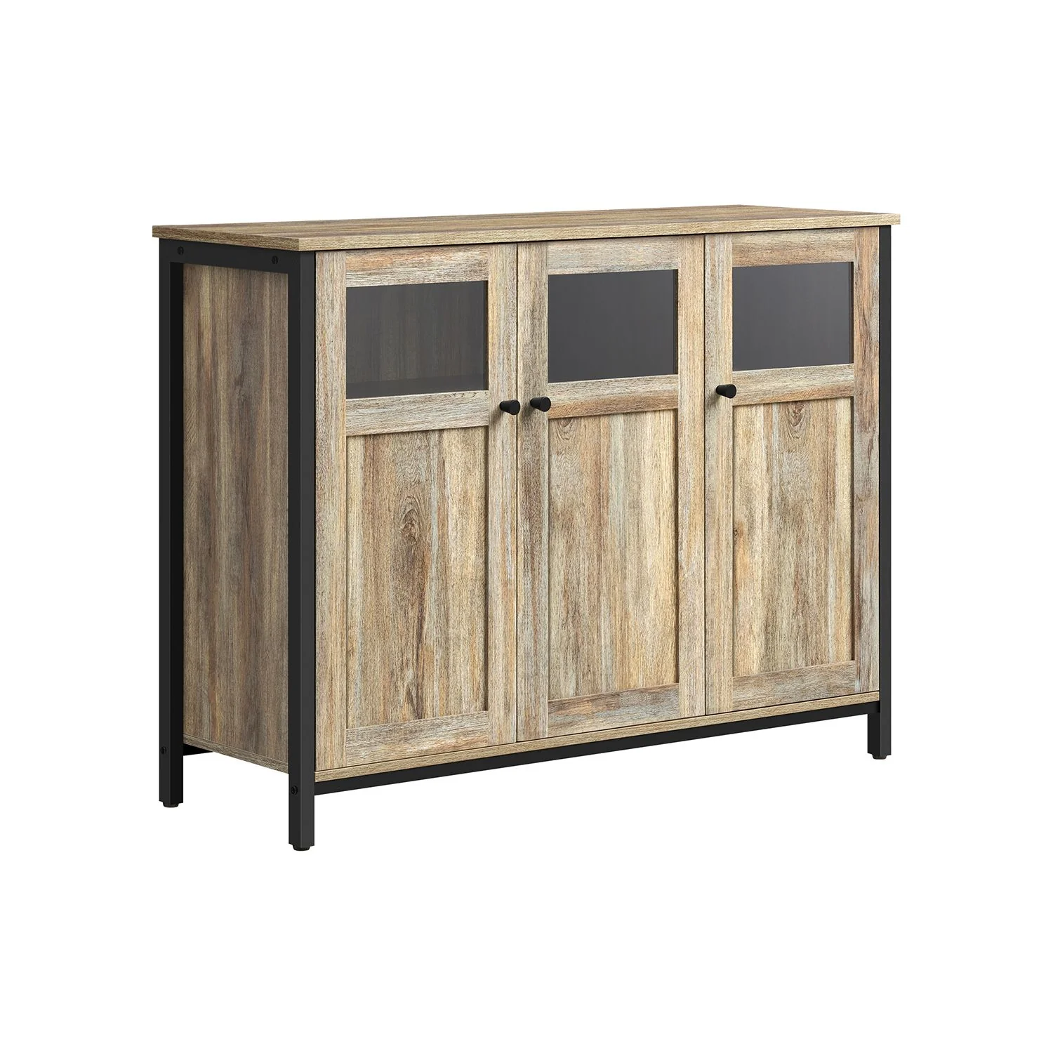 Sideboard Rustic Brown and Black - Image 2