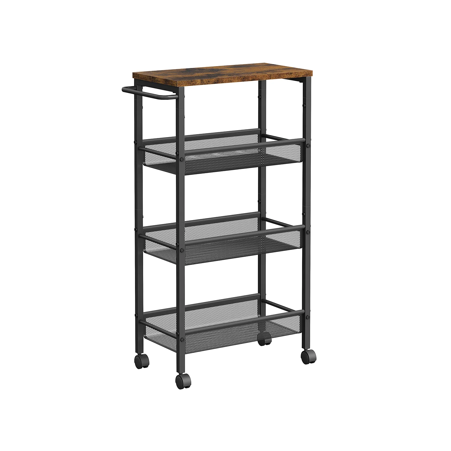 4-Tier Trolley with handles