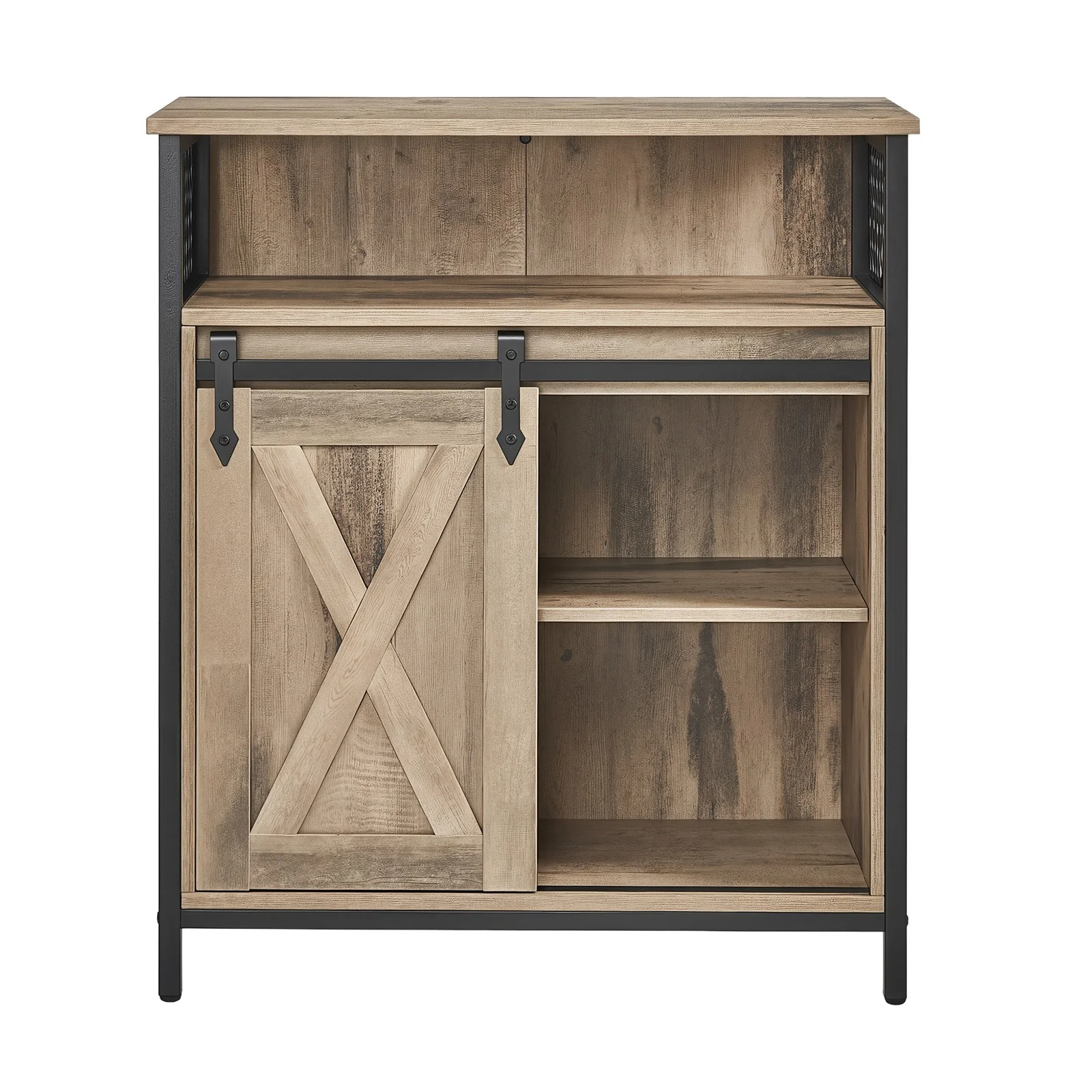 Storage Cabinet with Sliding Barn Door - Image 2