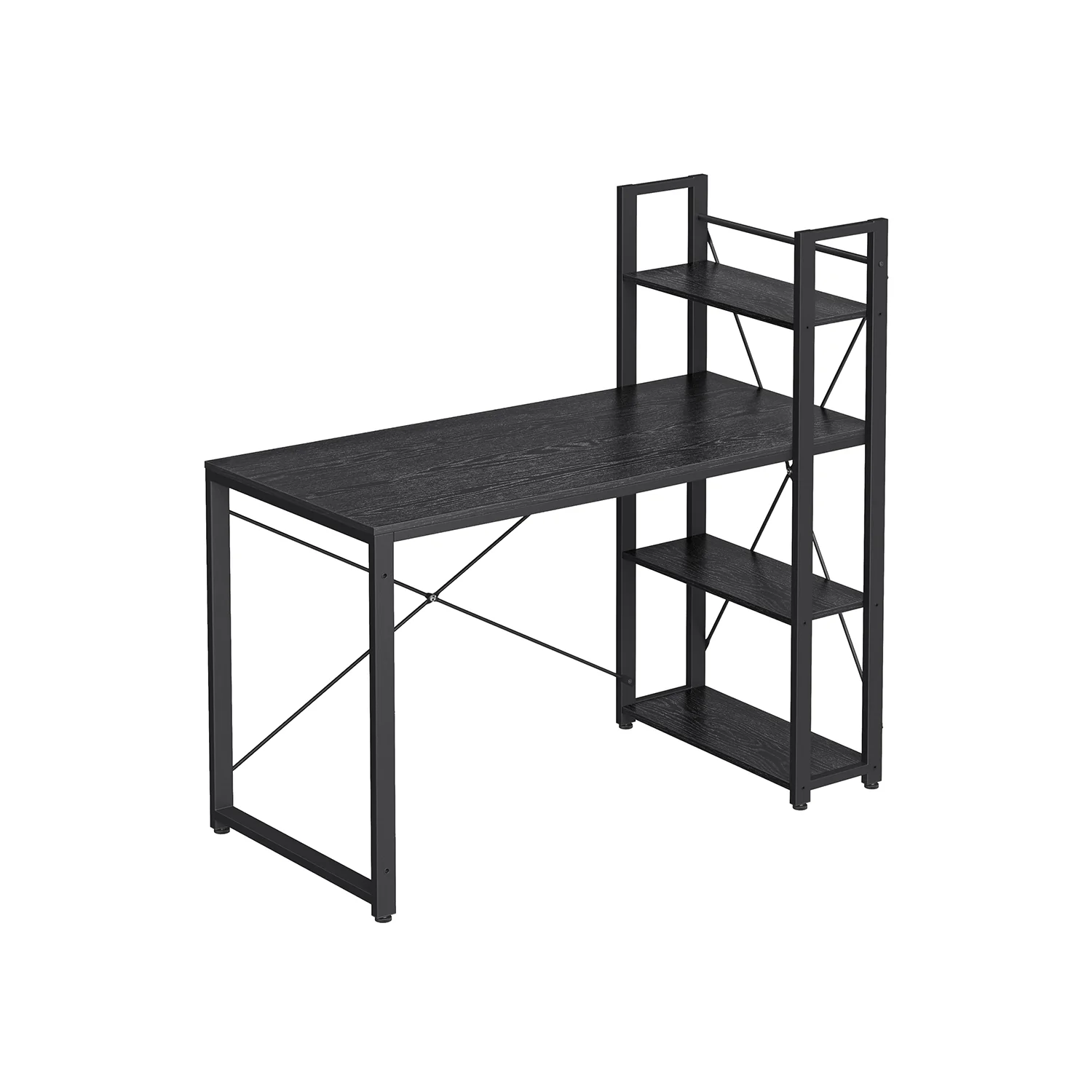 Storage Shelves Computer Desk - Image 4