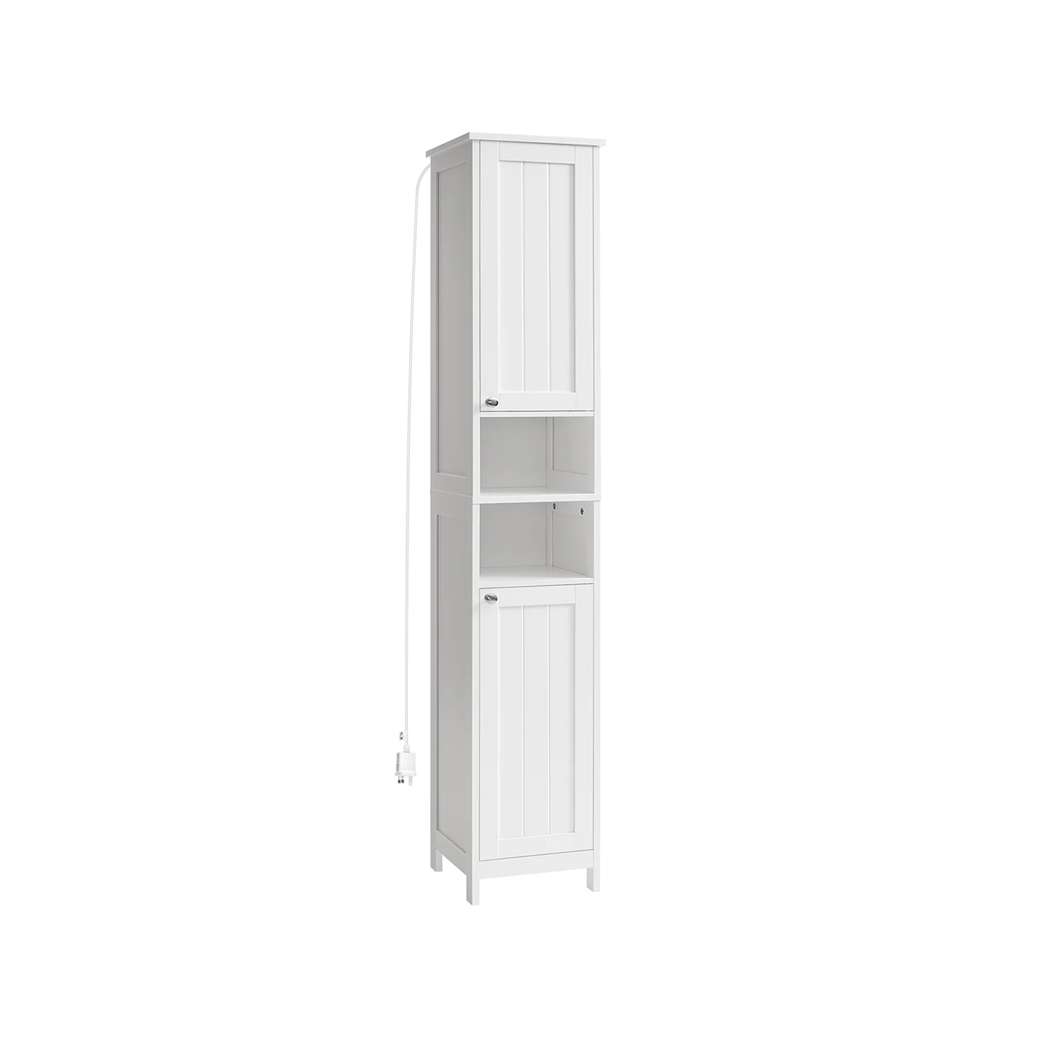 Tall Bathroom Cabinet with Lights