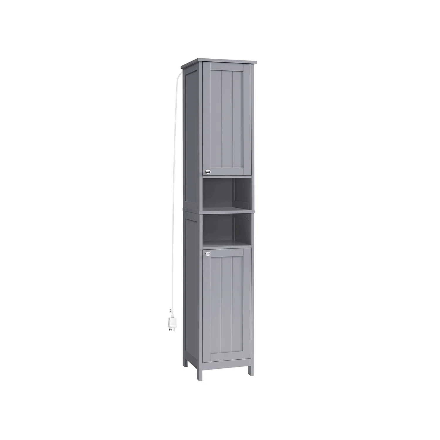 Tall Bathroom Cabinet with Lights - Image 2