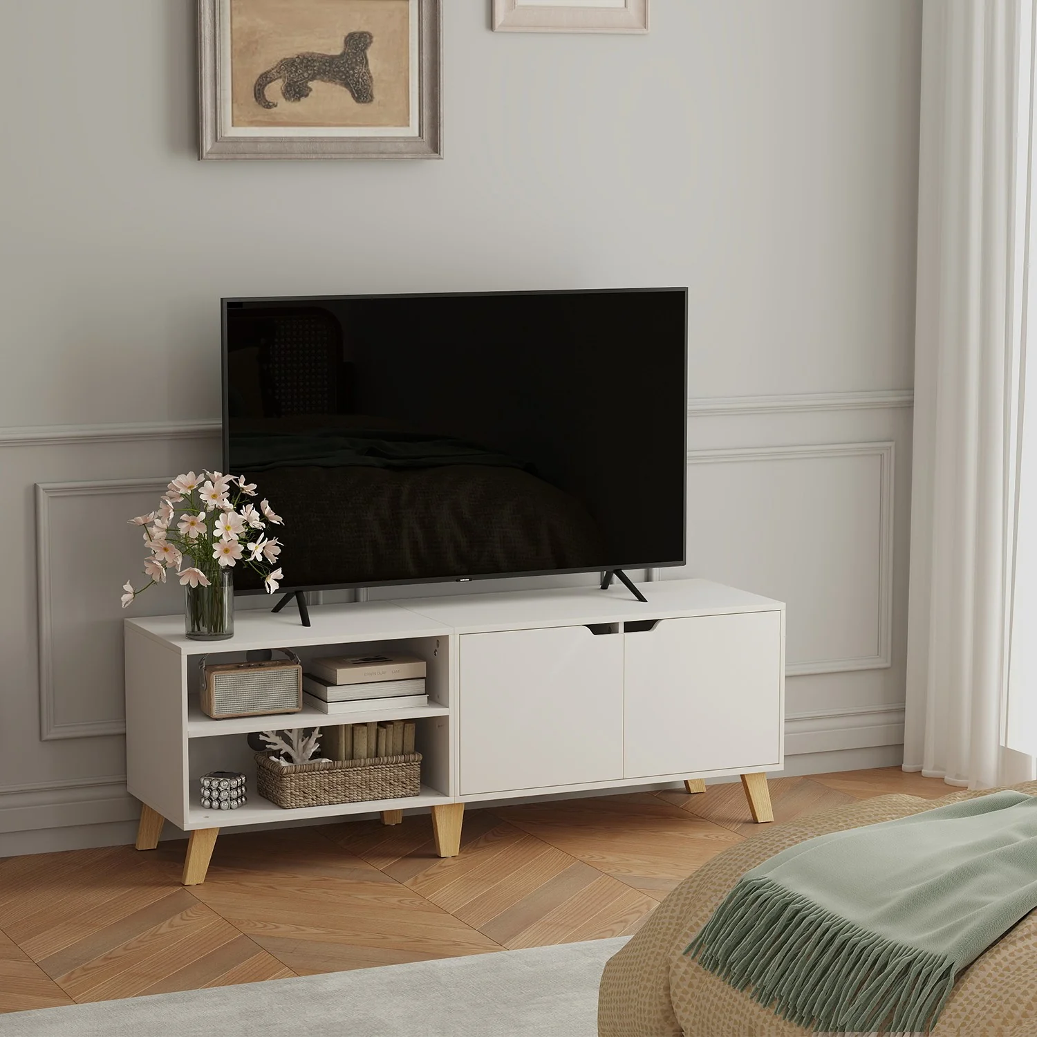 TV Cabinet with 2 Doors - Image 2