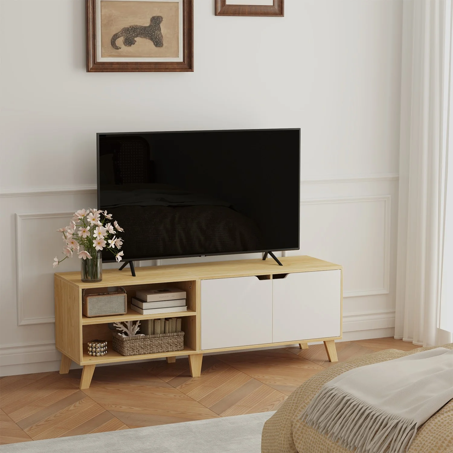 TV Cabinet with 2 Doors - Image 3
