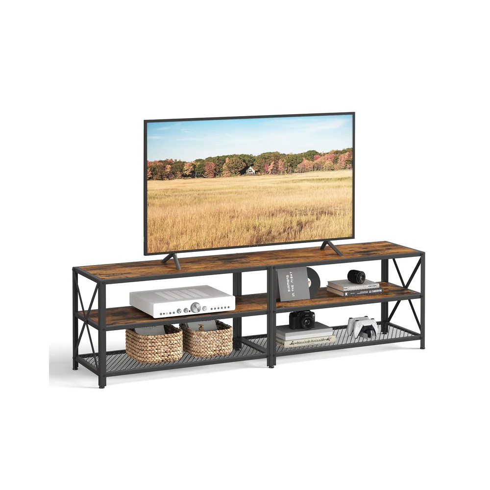 TV Stand with shelves - Image 3