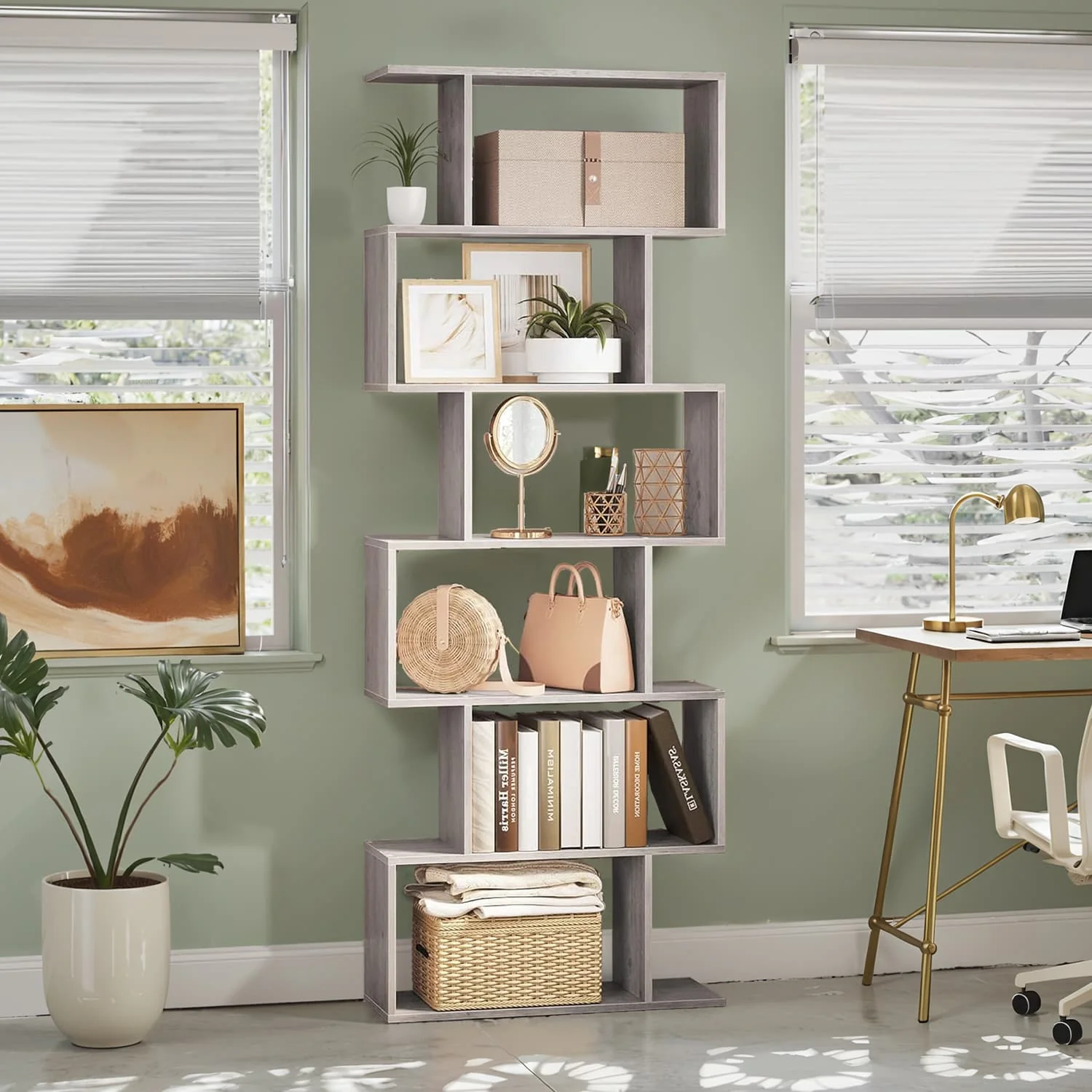 Wooden Cube Display Shelf - Image 3