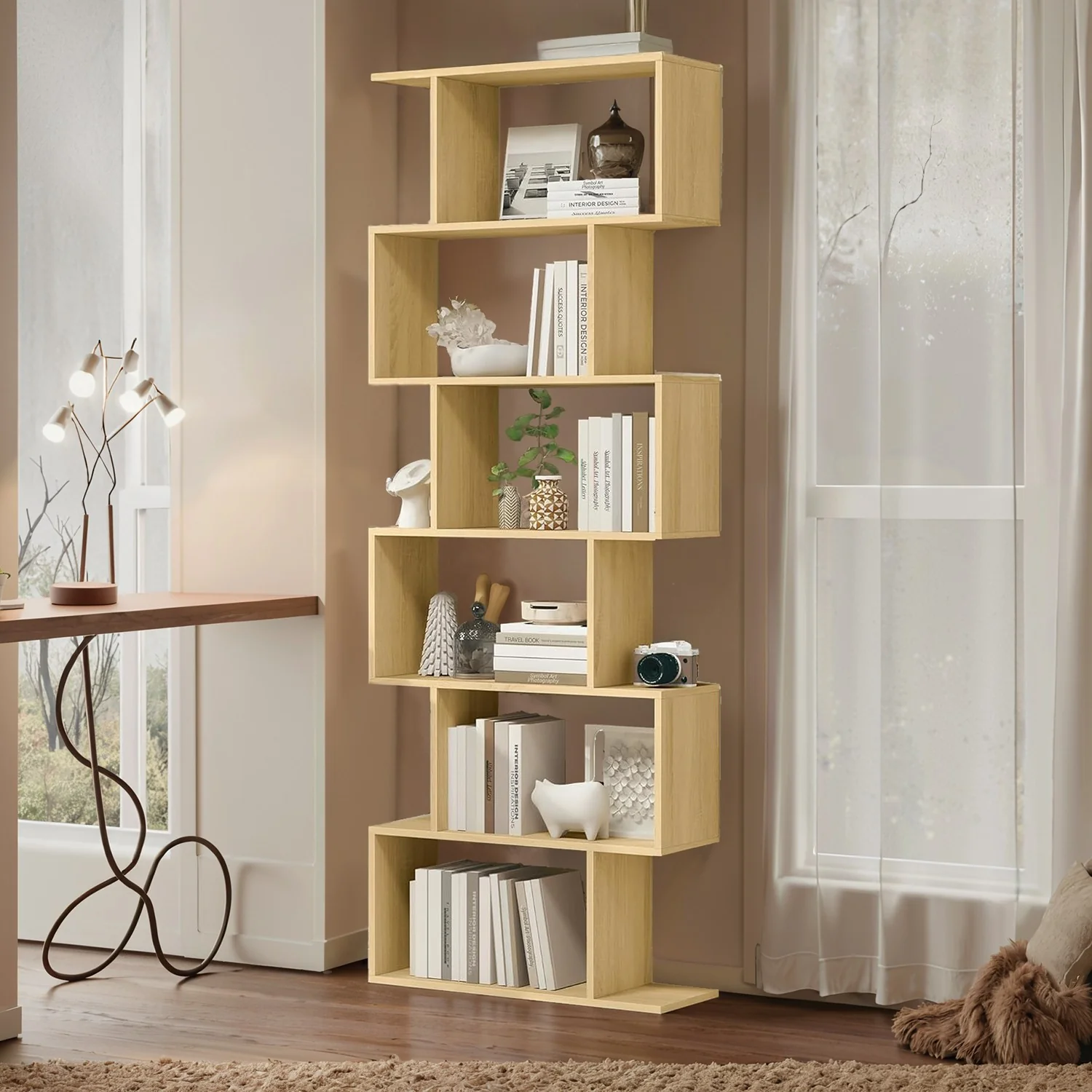 Wooden Cube Display Shelf - Image 4