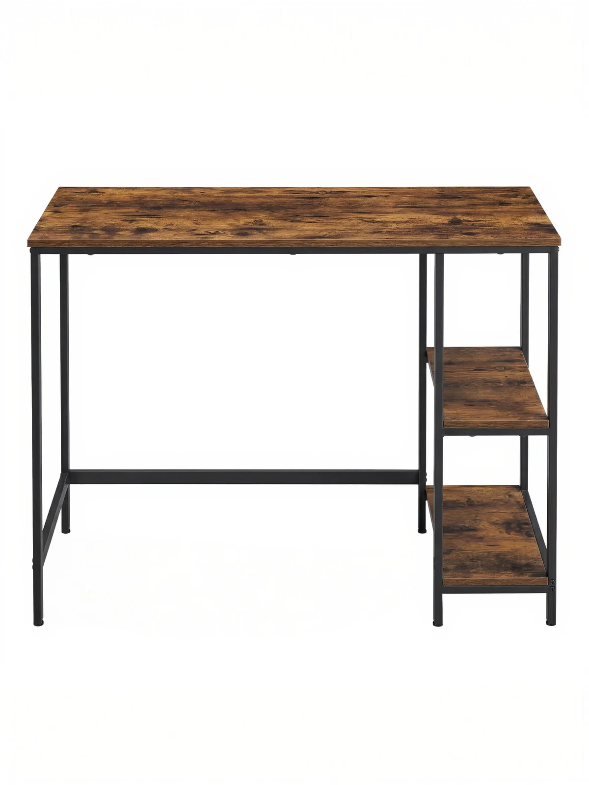 Computer Desk with 2 Shelves on Left or Right, Writing Desk
