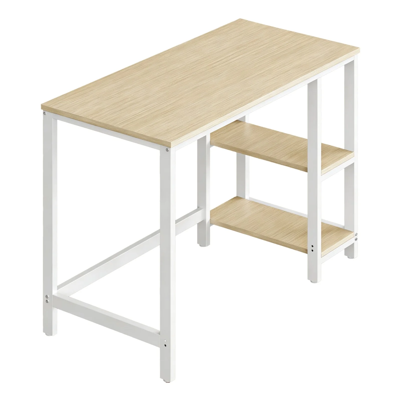 Computer Desk with 2 Shelves on Left or Right, Writing Desk - Image 5